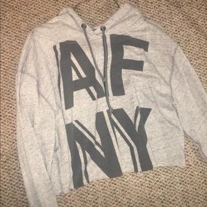 cropped hoodie
